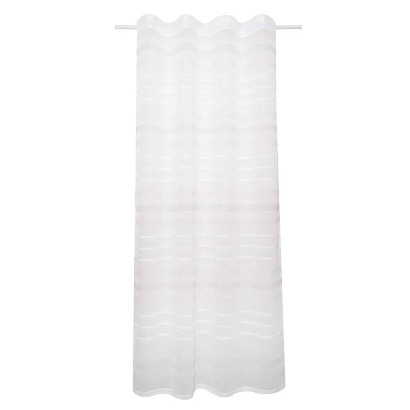 Sehlbach Fertigschal Multiband Webstreifen Bunt 135 cm x 245 cm Weiß von Sehlbach