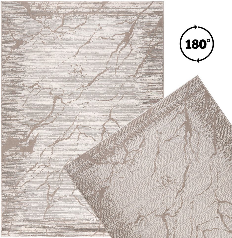 Teppich Lexa 6000, Sehrazat, rechteckig, Höhe: 9 mm, mit Bordüre,modernes Design,ideal für Wohnzimmer,Kurzflor,Pflegeleicht von Sehrazat