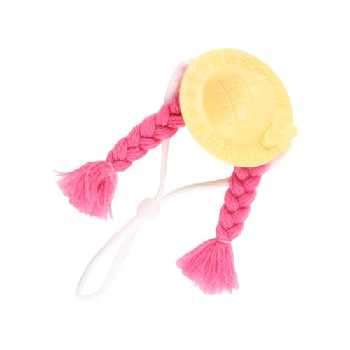 Parrots Colorful Miniature Hat with Long Braids for Cockatiels Small Pet Costume Accessories Photo Props Guinea Pigs Party Accessories von Sehuby