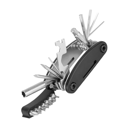 Sehuby Fahrräder Multitool 21 in 1 Faltbare Fahrräder Werkzeug für Reisefahrräder Multifunktionswerkzeug Rennrad Multitool Fahrräder To von Sehuby
