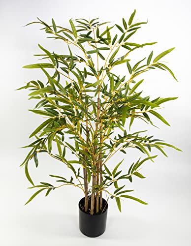 Seidenblumen Roß Japanischer Bambus 90cm ZF Kunstbaum Dekobaum Kunstpflanzen künstlicher Baum Pflanzen Kunstbambus von Seidenblumen Roß