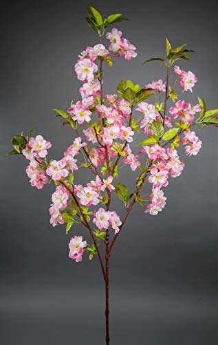 Kirschblütenzweig 105cm dunkel-rosa ZF Kunstblumen Seidenblumen künstliche Kirschblüten Zweige Blume von Seidenblumen Roß