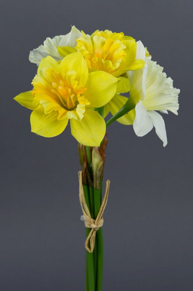 Kunstblume Narzissenbund 34cm weiß-gelb AD Osterglocken künstliche Blumen Narzisse, Seidenblumen Roß, Höhe 34 cm Kunstblume Narzissenbund 34cm weiß-gelb AD Osterglocken künstliche Blumen Narzisse, Seidenblumen Roß, Höhe 34 cm von Seidenblumen Roß