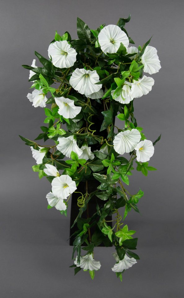 Kunstranke Petunienranke 65cm ZF Kunstpflanzen Kunstblumen künstliche Blumen Petunie, Seidenblumen Roß, Höhe 65 cm, Weiß von Seidenblumen Roß