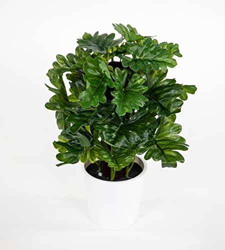 Seidenblumen Roß Monsterapflanze am Kokosstamm 24cm Real Touch im Topf GA Kunstpflanze künstliche Pflanzen Monstera von Seidenblumen Roß