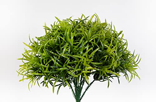 Seidenblumen Roß 12 Stück Graspick 20cm grün JA Kunstpflanzen künstlicher Zweig Gras-Pick Graszweig von Seidenblumen Roß