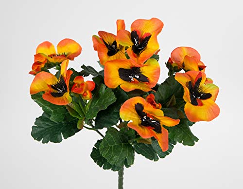 Stiefmütterchen 26cm orange PM Kunstpflanzen Kunstblumen künstliche Pflanzen Blumen Veilchen Stiefmütterchen 26cm orange PM Kunstpflanzen Kunstblumen künstliche Pflanzen Blumen Veilchen von Seidenblumen Roß