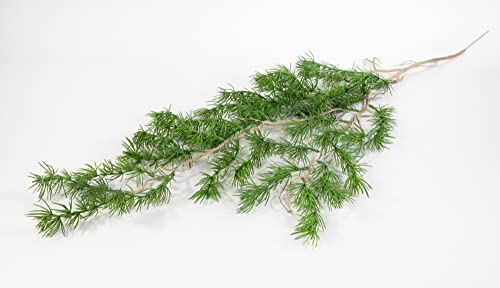 Seidenblumen Roß Tannenzweig hängend 100 JA künstliche Tanne Kunststoff 100% PE Spritzguss von Seidenblumen Roß