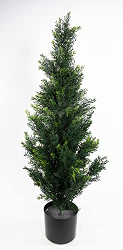 Seidenblumen Roß Zeder/Konifere Natura 90cm LA künstliche Pflanzen Kunstpflanzen Kunstbaum Thuja Zypresse von Seidenblumen Roß