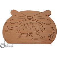 Frühstücksbrett "Hubschrauber" von Seideneule