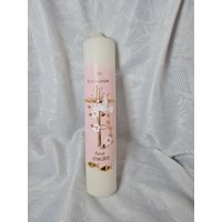Kommunionkerze 30 X 5 cm Oder 6 in Reinweiß Elfenbein. Silber Rosa Gold Weiss Blüten Kreuz Taube. Farblich Individuell Kommunionkerze 30 X 5 cm Oder 6 in Reinweiß Elfenbein. Silber Rosa Gold Weiss Blüten Kreuz Taube. Farblich Individuell von Seifenfeeshop