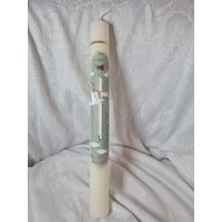 Kommunionkerze Taufkerze Elfenbein Reinweiss 40 X 4 cm 5 35 Salbeigrün Eukalyptusgrün Weiss Goldname Datum Taube Schmetterling Kommunionkerze Taufkerze Elfenbein Reinweiss 40 X 4 cm 5 35 Salbeigrün Eukalyptusgrün Weiss Goldname Datum Taube Schmetterling von Seifenfeeshop
