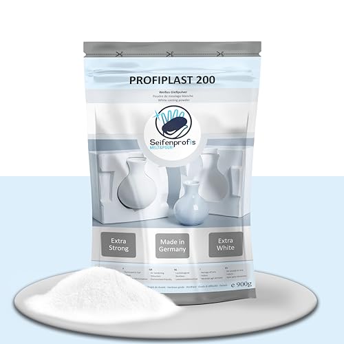 Profiplast 200 Gießpulver extra weiß 4,5 kg, Gießmasse, Reliefgießpulver von Seifenprofis