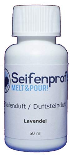 Seifenprofis 50 ml Seifenduft (Lavendel) Duftöl zur Seifenherstellung 100% vegan biologisch Badebomben Kerzenduft Raumduft Seifengießen von Seifenprofis