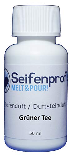 Seifenprofis 50 ml Seifenduft (Grüner Tee) Duftöl zur Seifenherstellung 100% vegan biologisch Badebomben Kerzenduft Raumduft Seifengießen von Seifenprofis