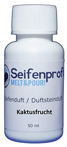 Seifenprofis 50 ml Seifenduft (Kaktusfrucht) Duftöl zur Seifenherstellung 100% vegan biologisch Badebomben Kerzenduft Raumduft Seifengießen von Seifenprofis