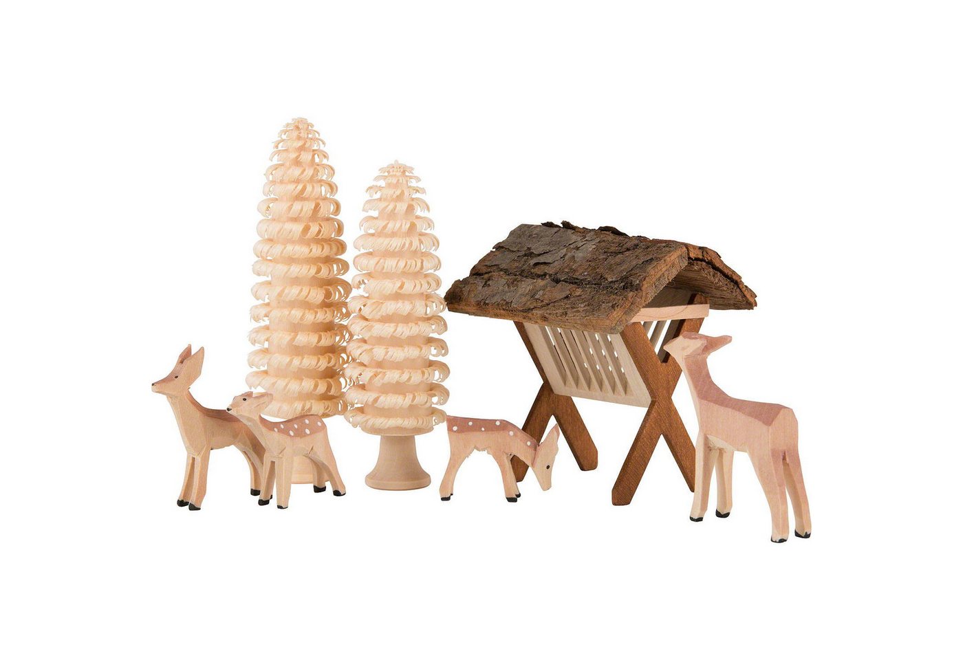 Seiffener Kunsthandwerk Theo Lorenz Dekofigur Rehgruppe - 7 teilig von Theo Lorenz Kunsthandwerk Seiffener Kunsthandwerk Theo Lorenz Dekofigur Rehgruppe - 7 teilig von Theo Lorenz Kunsthandwerk von Seiffener Kunsthandwerk Theo Lorenz