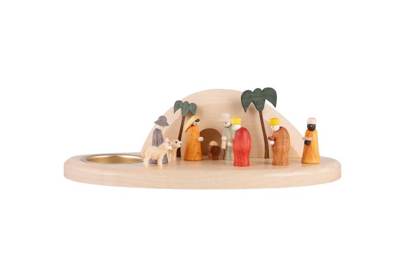 Seiffener Kunsthandwerk Theo Lorenz Schwibbogen Kerzenhalter Krippe Felsengrotte (6cm) von Theo Lorenz Kunsthandwerk von Seiffener Kunsthandwerk Theo Lorenz