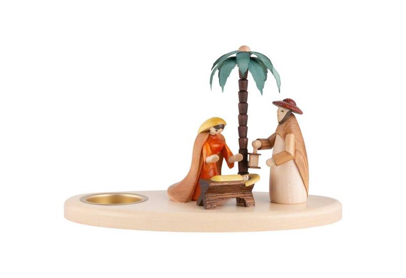Seiffener Kunsthandwerk Theo Lorenz Schwibbogen Kerzenhalter Weihnachtskrippe (12cm) von Theo Lorenz Kunsthandwerk von Seiffener Kunsthandwerk Theo Lorenz