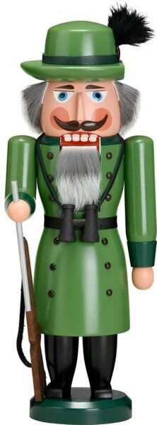 Seiffener Volkskunst eG Nussknacker aus Seiffen Förster 36cm - aus dem Erzgebirge von Seiffener Volkskunst eG