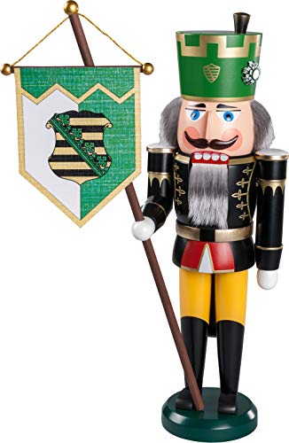 Seiffener Volkskunst Erzgebirgskunst Nussknacker Sächsischer Bergmeister Figur 38 cm Erzgebirge Seiffener Volkskunst Erzgebirgskunst Nussknacker Sächsischer Bergmeister Figur 38 cm Erzgebirge von Seiffener Volkskunst