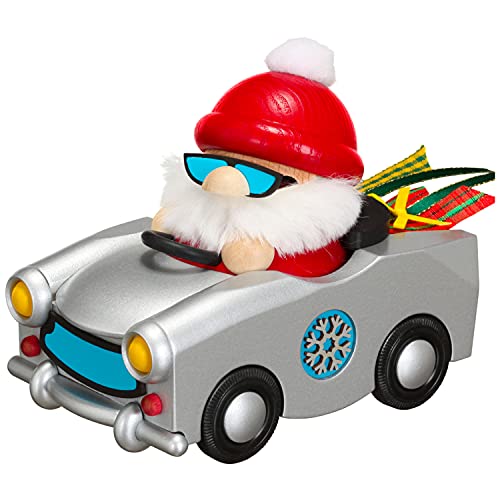 Seiffener Volkskunst | Kugelräucherfigur | Nikolaus 12 cm | Räuchermann | Räuchermännchen aus Seiffen | 19167 | im Trabi von Seiffener Volkskunst