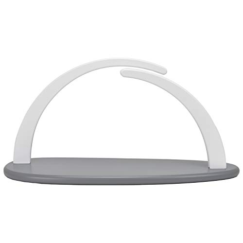 Seiffener Volkskunst | LED Lichterbogen Schwibbogen 42x21cm | 25002/10 | Weihnachtsbogen Leerbogen zum selberbestücken | dunkelgrau/weiß von Seiffener Volkskunst