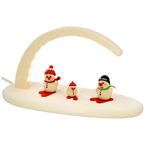Seiffener Volkskunst | LED Weihnachtsdeko Lichterbogen | Natur Weihnachtsbogen Schwibbogen aus dem Erzgebirge | Traditionelle Weihnachtsbeleuchtung | 24x13 cm | Cool-Man Seiffener Volkskunst | LED Weihnachtsdeko Lichterbogen | Natur Weihnachtsbogen Schwibbogen aus dem Erzgebirge | Traditionelle Weihnachtsbeleuchtung | 24x13 cm | Cool-Man von Seiffener Volkskunst