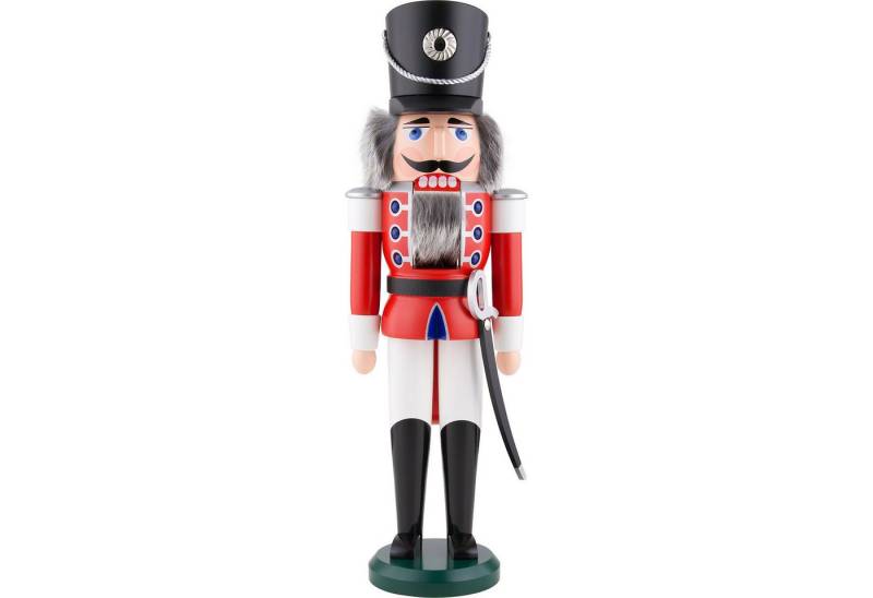 Seiffener Volkskunst Nussknacker Husar rot (50cm) Nussknacker von Seiffener Volkskunst von Seiffener Volkskunst
