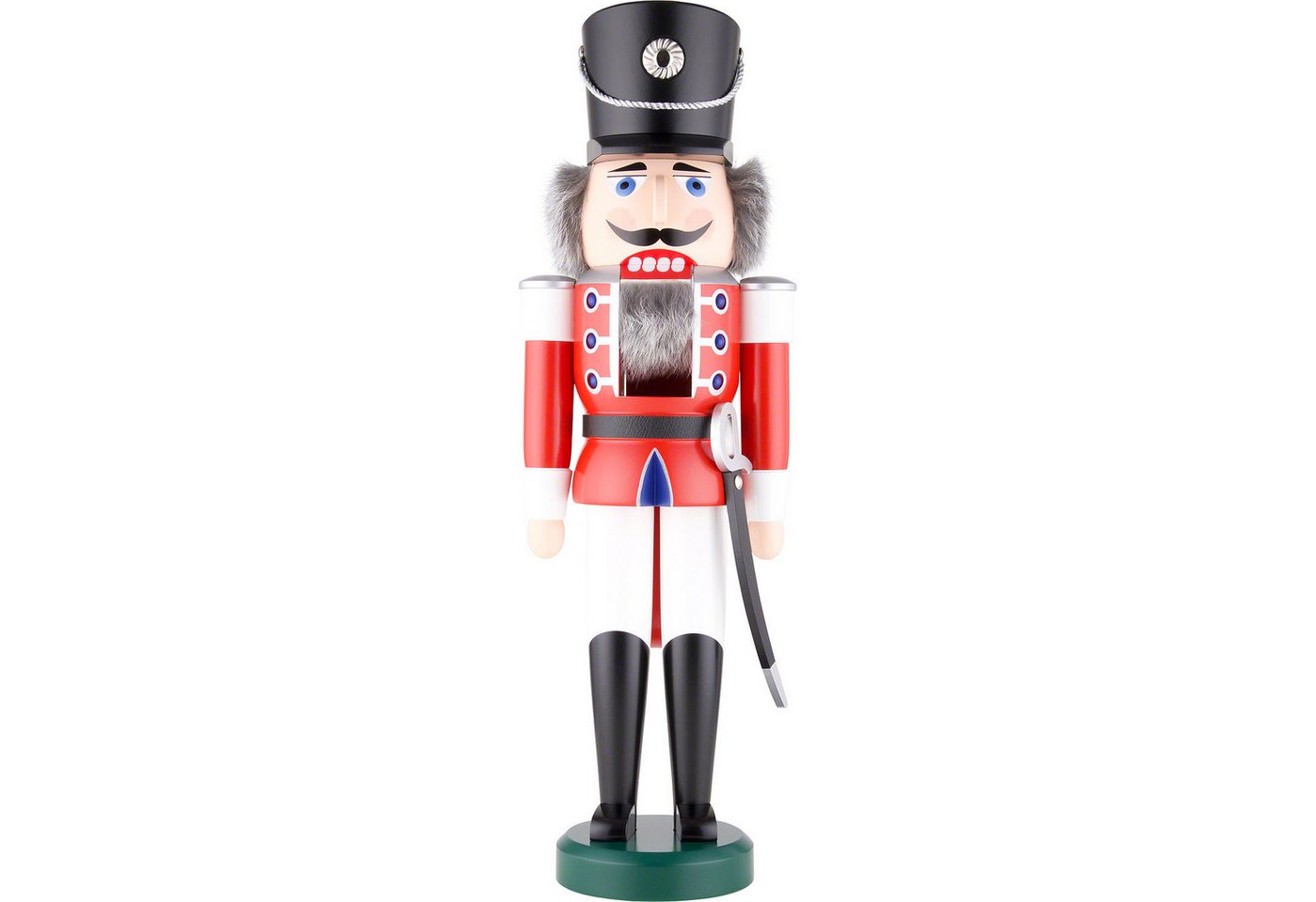 Seiffener Volkskunst Nussknacker Husar rot (60cm) Nussknacker von Seiffener Volkskunst von Seiffener Volkskunst