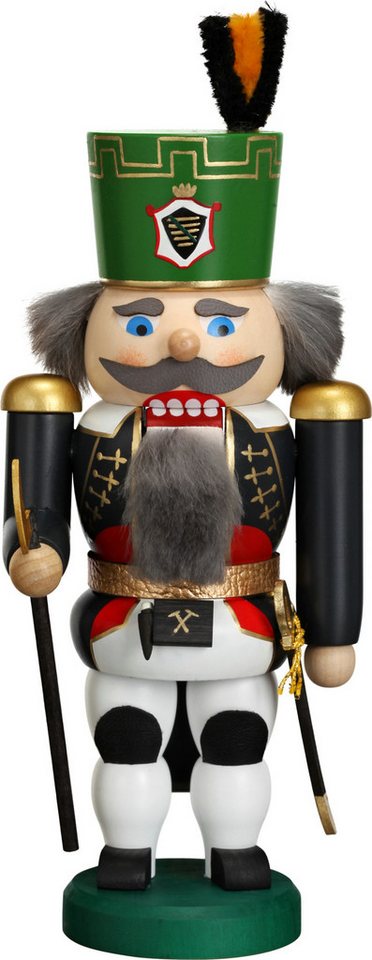 Seiffener Volkskunst Nussknacker Nussknacker Bergmeister der Seiffener Volkskunst eG, Handarbeit aus dem Erzgebirge von Seiffener Volkskunst