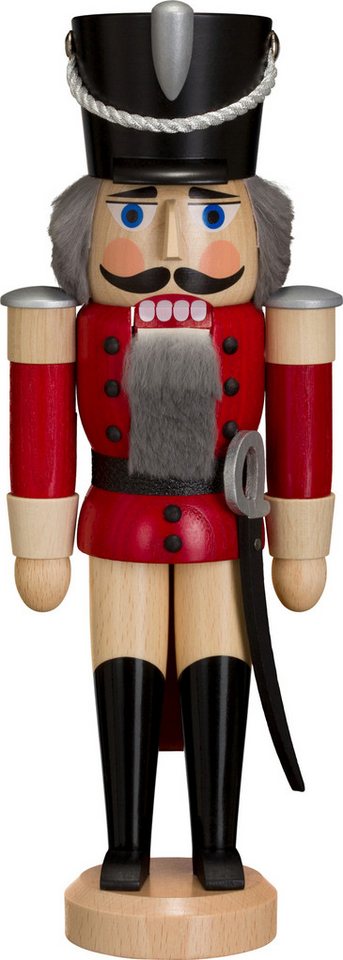 Seiffener Volkskunst Nussknacker Nussknacker Husar rot, Handarbeit aus dem Erzgebirge Seiffener Volkskunst Nussknacker Nussknacker Husar rot, Handarbeit aus dem Erzgebirge von Seiffener Volkskunst