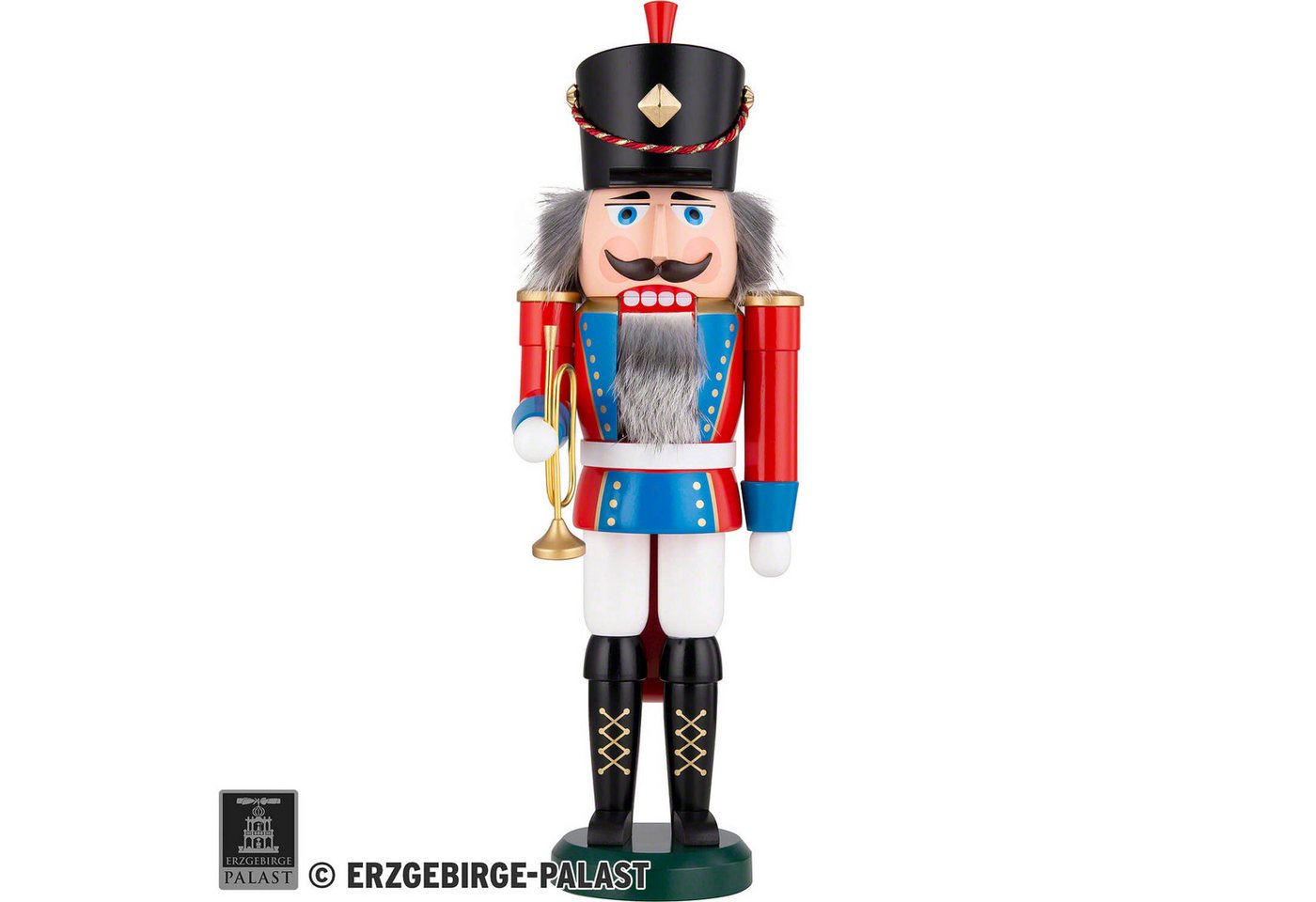 Seiffener Volkskunst Nussknacker Trompeter (39cm) Nussknacker von Seiffener Volkskunst von Seiffener Volkskunst
