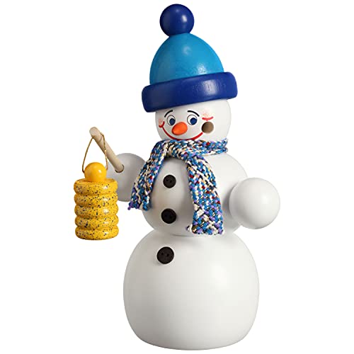 Seiffener Volkskunst | Räuchermännchen | Räucherfigur 16 cm | Schneemann | Original Erzgebirge | 12211 | mit Laterne Seiffener Volkskunst | Räuchermännchen | Räucherfigur 16 cm | Schneemann | Original Erzgebirge | 12211 | mit Laterne von Seiffener Volkskunst
