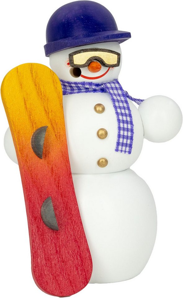 Seiffener Volkskunst eG Räuchermännchen Räucherfigur Schneemann Snowboarder BxHxT 10x13x7cm NEU Seiffener Volkskunst eG Räuchermännchen Räucherfigur Schneemann Snowboarder BxHxT 10x13x7cm NEU von Seiffener Volkskunst eG