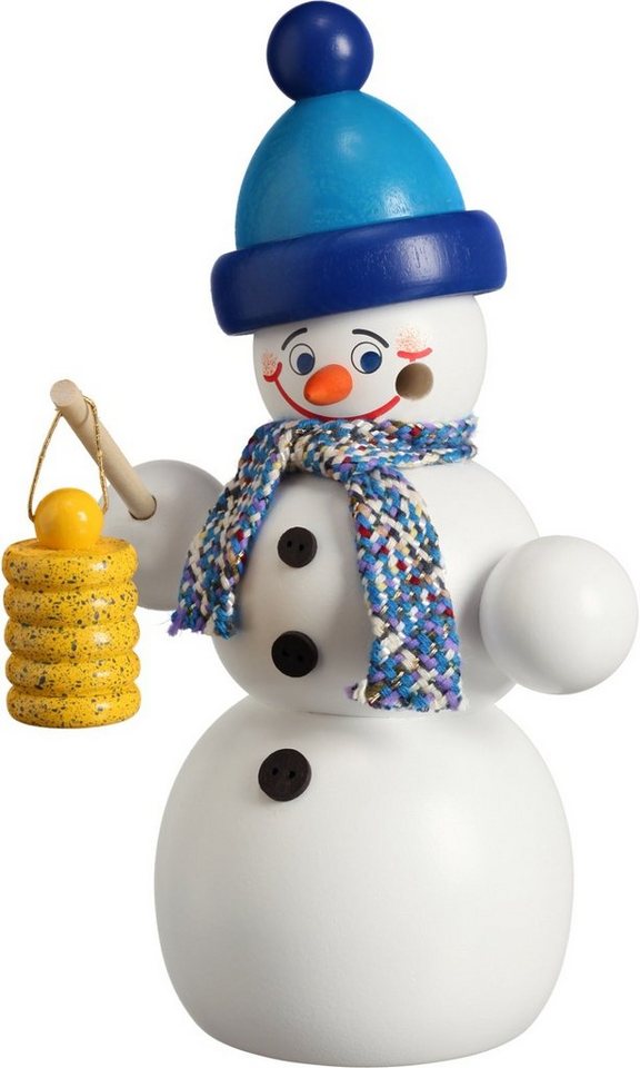Seiffener Volkskunst Räuchermännchen Räuchermann Schneemann mit Laterne der Seiffener Volkskunst eG, Handarbeit aus dem Erzgebirge Seiffener Volkskunst Räuchermännchen Räuchermann Schneemann mit Laterne der Seiffener Volkskunst eG, Handarbeit aus dem Erzgebirge von Seiffener Volkskunst
