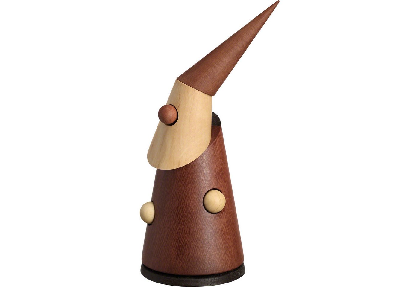 Seiffener Volkskunst Räuchermännchen Weihnachtsmann natur (22cm) Räuchermann von Seiffener Volkskunst von Seiffener Volkskunst