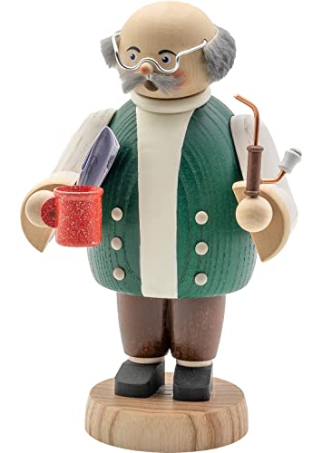 Seiffener Volkskunst Räuchermann Opa, 18 cm hoch, original Erzgebirge von Seiffener Volkskunst Seiffener Volkskunst Räuchermann Opa, 18 cm hoch, original Erzgebirge von Seiffener Volkskunst von Seiffener Volkskunst