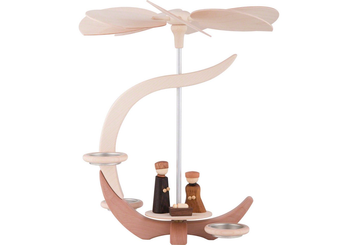 Seiffener Volkskunst Weihnachtspyramide 1-stöckige Pyramide C-Form, Christi Geburt (30cm) von Seiffener Volksk von Seiffener Volkskunst