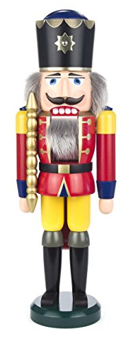 Seiffener Volkskunst | Nussknacker aus dem Erzgebirge | König mit Zepter 39 cm | Nussknackerfigur Deko Figur | Original Erzgebirgische Volkskunst | 11201/1 | rot Seiffener Volkskunst | Nussknacker aus dem Erzgebirge | König mit Zepter 39 cm | Nussknackerfigur Deko Figur | Original Erzgebirgische Volkskunst | 11201/1 | rot von Seiffener Volkskunst