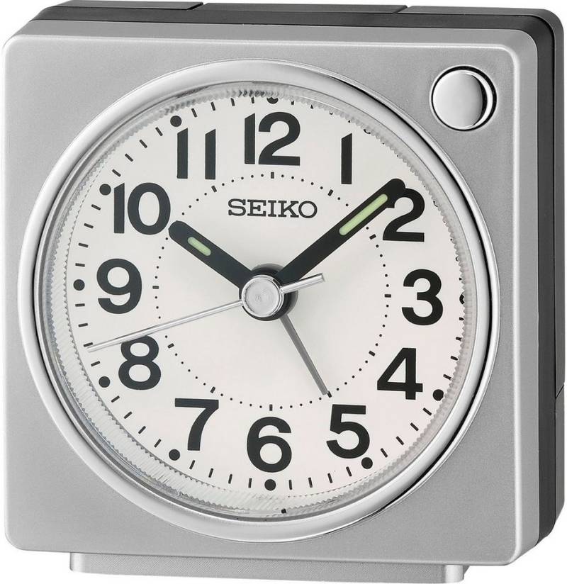Seiko Quarzwecker QHE196S Quarzwecker, Reisewecker,Schlafzimmer, Piepalarm,durchlaufende Sekunde von Seiko