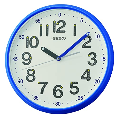 Seiko Wanduhr Kunststoff blau QXA793L Seiko Wanduhr Kunststoff blau QXA793L von Seiko