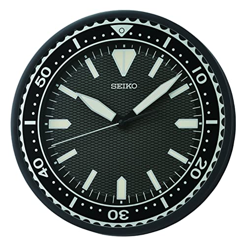 Seiko Wanduhr Kunststoff schwarz QXA791K von Seiko