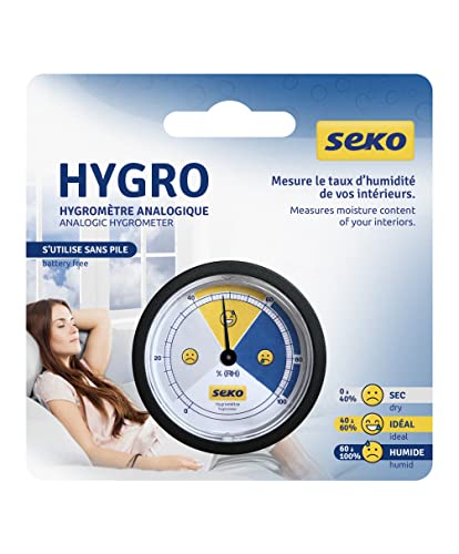 Seko Hygroseko Hygrometer, mechanisch für die Prüfung der Luftfeuchtigkeit von-teilig von Seko