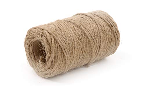 Seil-tech Jute Schnur Jutegarn Natürlich ungefärbt Natur Braun Verpackung Dekorativ Dekokordel Kordel Bastelschnur Floristik Geschenke Dekokordel - 2mm, 50m, 0.100kg von Seil-tech