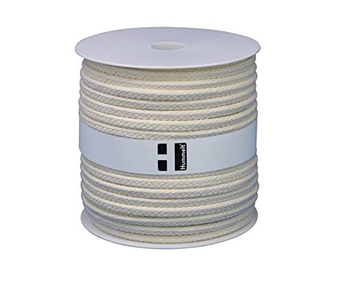 Hummelt® SilverLine-Rope Baumwollseil Baumwollkordel (H) 8mm 40m Natur (beige) auf Rolle von Hummelt