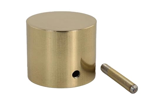 Seilendkappe Seilkappe Messing glänzend für 40mm Seil Handlaufseil Treppenseil von Seilendkappe Messing glänzend 40mm