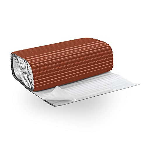 Seiletech.de Blei geriffelte Kaminanschlussband | 300 mm | 5 m | Ziegel RAL 8004 | selbstklebend Rolle | Schornsteinband | Abdichten von Dachelementen | Kamin | witterungsbeständig Seiletech.de Blei geriffelte Kaminanschlussband | 300 mm | 5 m | Ziegel RAL 8004 | selbstklebend Rolle | Schornsteinband | Abdichten von Dachelementen | Kamin | witterungsbeständig von Seiletech.de