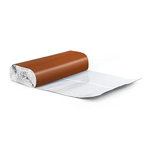 Seiletech.de Blei glatt Kaminanschlussband | 300 mm | 10 m | 2 x 5 m | Ziegel RAL 8004 | selbstklebend Rolle | Schornsteinband | Abdichten von Dachelementen | Kamin | witterungsbeständig von Seiletech.de
