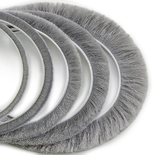 Seiletech.de Bürstendichtung – Länge 10m – Höhe 6mm – Breite 6,9mm – grau – selbstklebend – Türdichtung für Rolladen Schiebetür – Tür Fenster und Schränke Seiletech.de Bürstendichtung – Länge 10m – Höhe 6mm – Breite 6,9mm – grau – selbstklebend – Türdichtung für Rolladen Schiebetür – Tür Fenster und Schränke von Seiletech.de